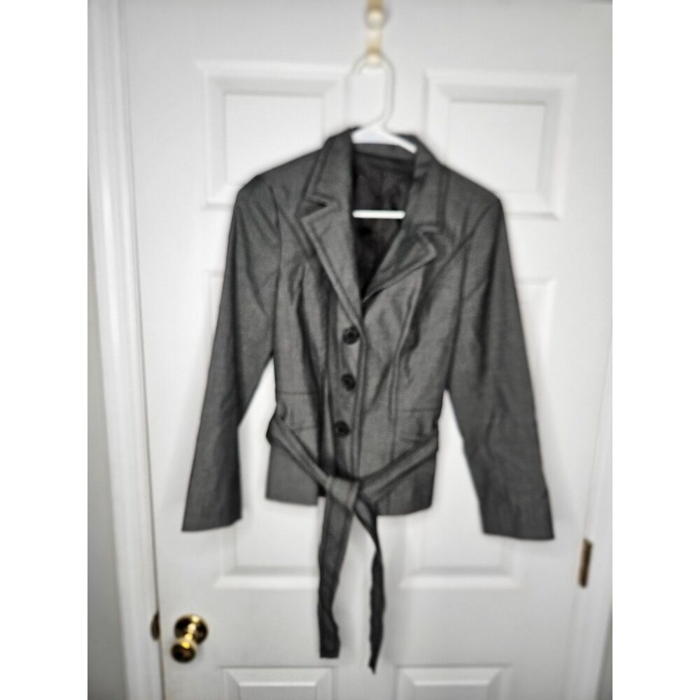 Heathered Gray Blazer Tags Removed